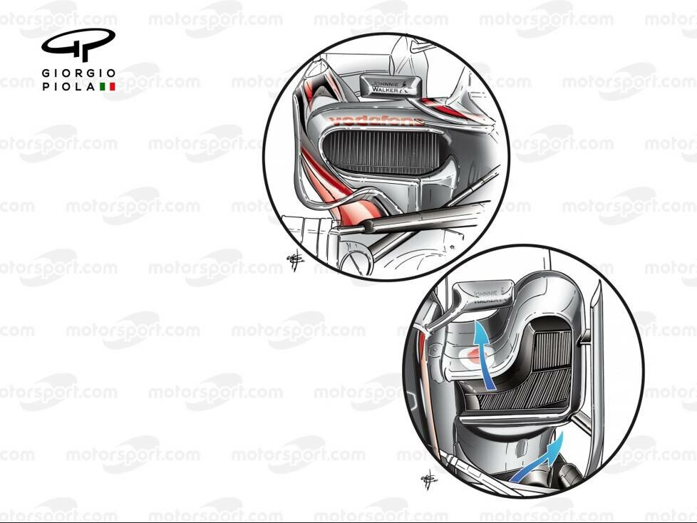 Seitenkasten McLaren MP4-25 (2019) und MP4-26 (2011)
