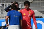 Fernando Alonso (Alpine) und Carlos Sainz (Ferrari) 