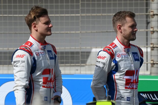 Mick Schumacher Kevin Magnussen Haas Haas F1 ~Mick Schumacher (Haas) und Kevin Magnussen (Haas) ~ 