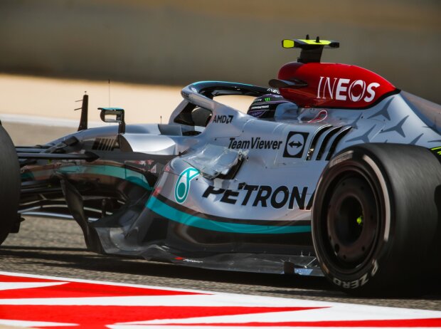 Die vorderen Kiemen wurden beim Bahrain-Test zeitweise abgedeckt Die vorderen Kiemen wurden beim Bahrain-Test zeitweise abgedeckt