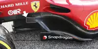 Update am Ferrari F1-75 in der zweiten Woche der Formel-1-Wintertests 2022