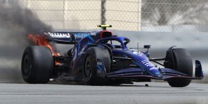 F1-Test Bahrain: Vettel-Defekt, Williams-Explosion & rosa Bestzeit