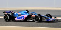 Fernando Alonso (Alpine A522) bei den Formel-1-Testfahrten 2022 in Bahrain
