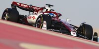Valtteri Bottas im Alfa Romeo C42 bei den Formel-1-Testfahrten in Bahrain 2022