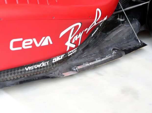 Unterboden-Detail am Ferrari F1-75 in der zweiten Woche der Formel-1-Wintertests 2022 Unterboden-Detail am Ferrari F1-75 in der zweiten Woche der Formel-1-Wintertests 2022