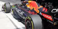 Der Red Bull RB18 mit dem Update am letzten Tag der Wintertests vor der Formel-1-Saison 2022