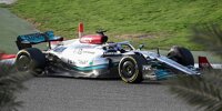 George Russell (Mercedes W13) bei den Formel-1-Testfahrten in Bahrain 2022