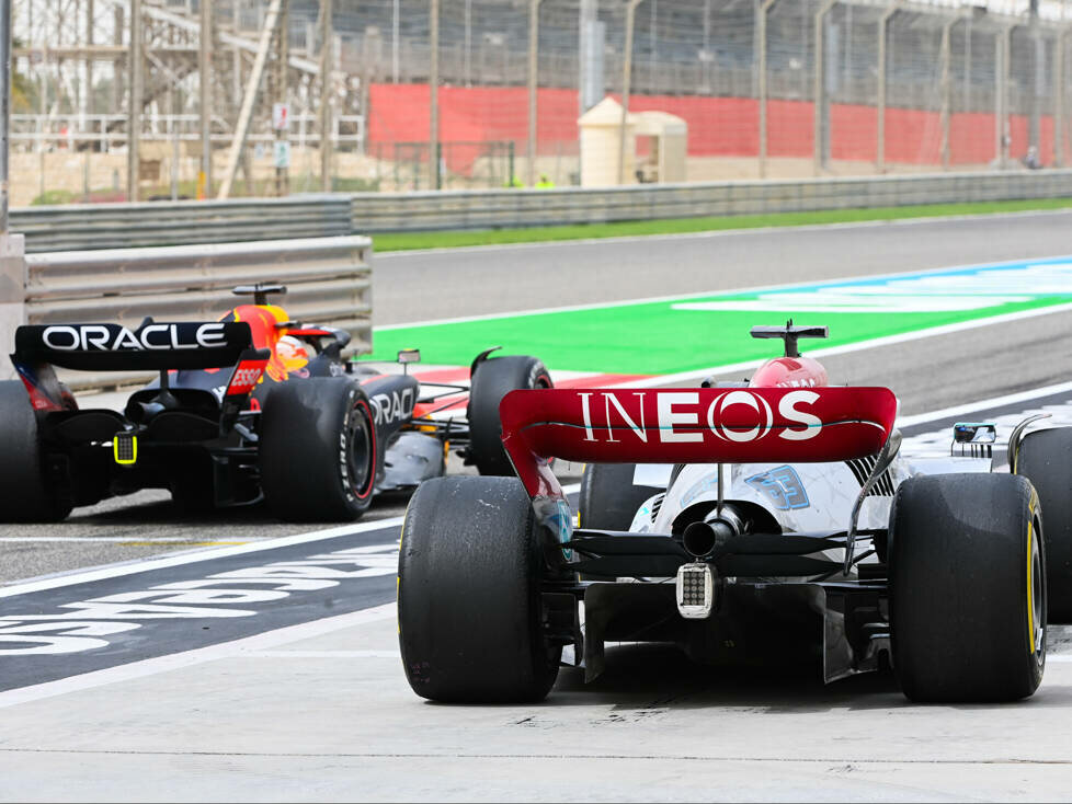 Max Verstappen, George Russell