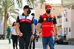 Valtteri Bottas (Alfa Romeo) und Charles Leclerc (Ferrari) 