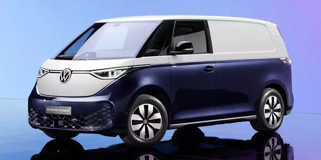 VW ID. Buzz Cargo 2022 Riesige Ladeflache und Holzboden