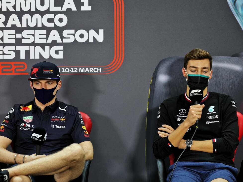 Max Verstappen, George Russell