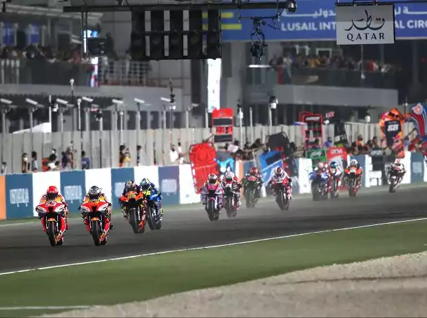 MotoGP Start Titel-Bild zur News: MotoGP Start