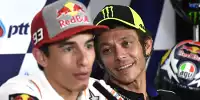 Bild zum Inhalt: Sepang 2015: Kontroverse mit Marquez hat Rossi Rekord-Einnahmen beschert