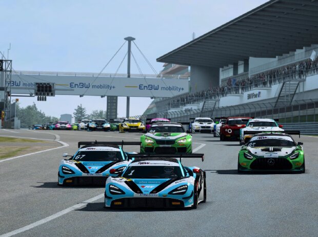 Titel-Bild zur News: ADAC GT Masters eSports auf dem virtuellen Nürburgring