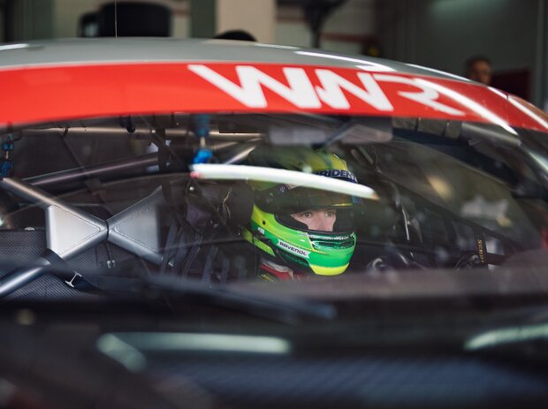Titel-Bild zur News: David Schumacher im Mercedes-AMG GT3 des Winward-Teams bei den Testfahrten in Imola für die DTM-Saison 2022