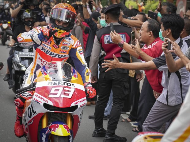 Marc Marquez in Jakarta