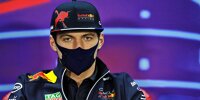 Max Verstappen (Red Bull) bei der Formel-1-Pressekonferenz in Bahrain