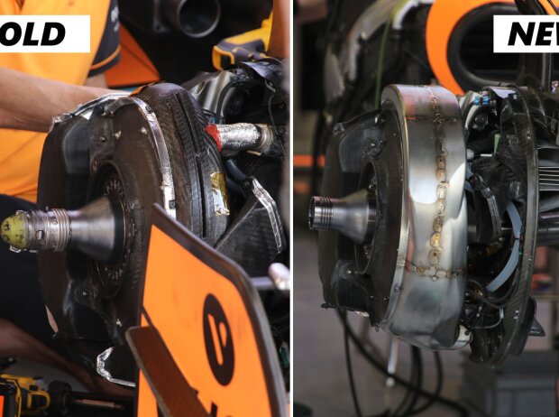 Bremse bei McLaren im Vergleich