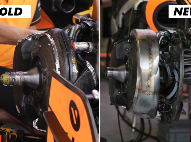 Bremse bei McLaren im Vergleich Bremse bei McLaren im Vergleich