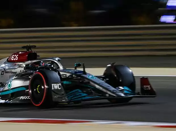 George Russell im Mercedes W13 beim Formel-1-Auftakt 2022 in Bahrain Titel-Bild zur News: George Russell im Mercedes W13 beim Formel-1-Auftakt 2022 in Bahrain