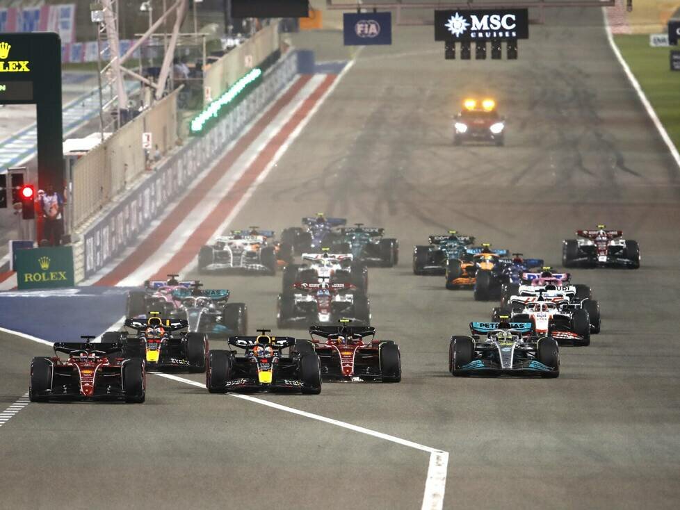 Charles Leclerc, Max Verstappen, Carlos Sainz, Lewis Hamilton, Sergio Perez