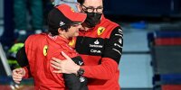 Bild zum Inhalt: Trotz schlechtester Ferrari-Leistung: Carlos Sainz erhält neuen Vertrag