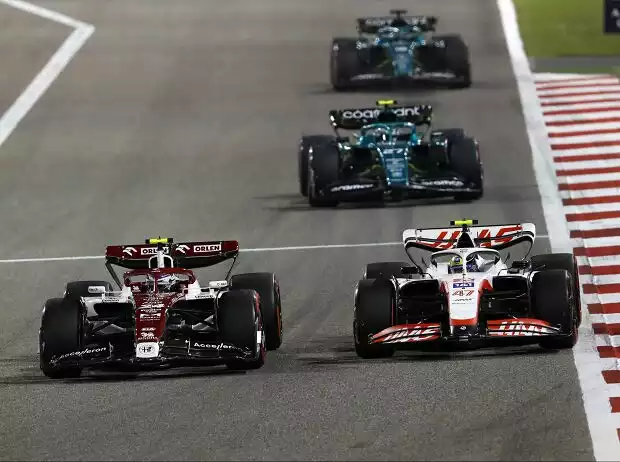 Titel-Bild zur News: Guanyu Zhou, Mick Schumacher, Nico Hülkenberg