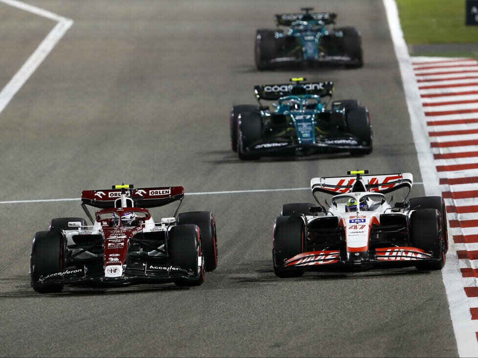 Guanyu Zhou, Mick Schumacher, Nico Hülkenberg