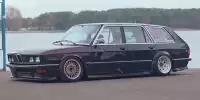 Bild zum Inhalt: BMW 5er (E28) Limousine mutiert zum tiefergelegten Drift-Kombi