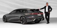 Bild zum Inhalt: Audi A6 Avant e-tron Concept (2022): Ausblick auf den Strom-Kombi
