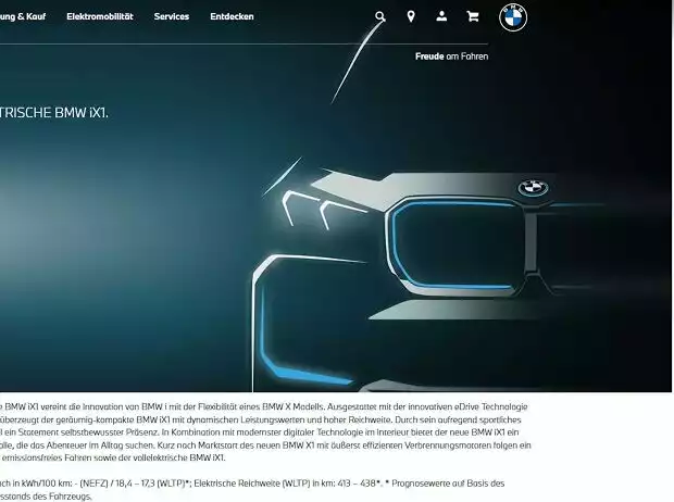 BMW iX1 Titel-Bild zur News: BMW iX1
