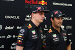 Max Verstappen (Red Bull) und Sergio Perez (Red Bull) 