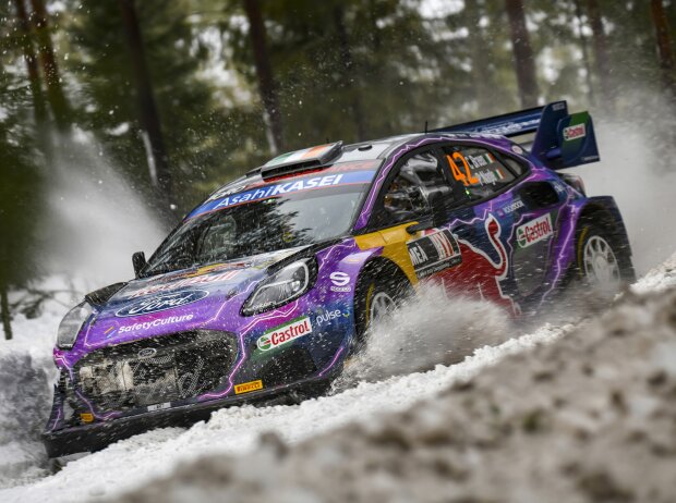 Titel-Bild zur News: Ford Puma Rally1 bei der Rallye Schweden 2022