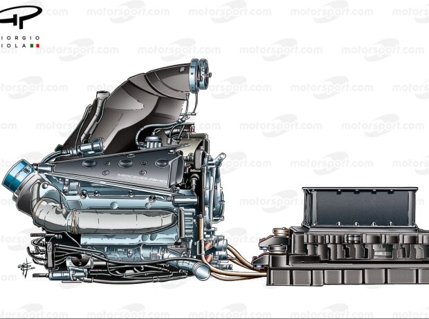 Mercedes PU106, Antriebseinheit, Motor, Power Unit