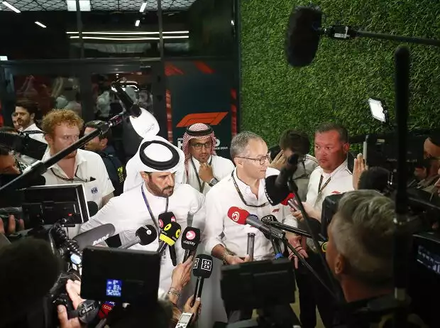 Mohammed bin Sulayem, Stefano Domenicali Titel-Bild zur News: Mohammed bin Sulayem, Stefano Domenicali
