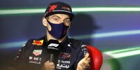 Max Verstappen (Red Bull) in der Pressekonferenz vor dem Formel-1-Rennen in Saudi-Arabien 2022