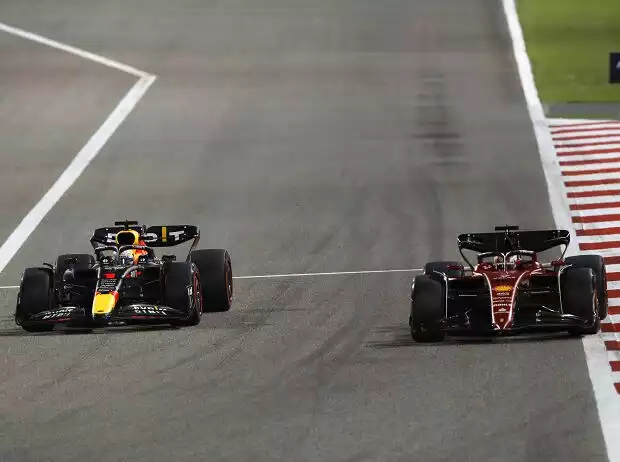 Max Verstappen, Charles Leclerc Titel-Bild zur News: Max Verstappen, Charles Leclerc