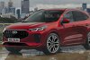Ford Kuga (2023) nach Erlkönig-Sichtung im ersten Rendering
