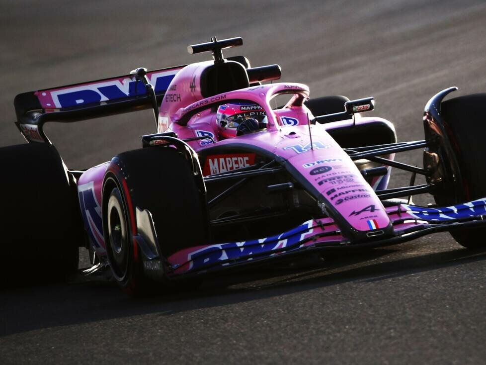 Fernando Alonso im Alpine A522