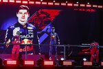 Charles Leclerc (Ferrari), Max Verstappen (Red Bull) und Carlos Sainz (Ferrari) 