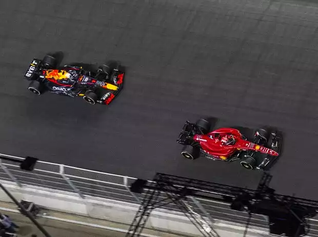 Titel-Bild zur News: Charles Leclerc, Max Verstappen