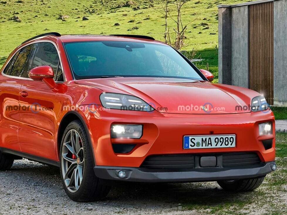 2024 Porsche Macan EV rendering