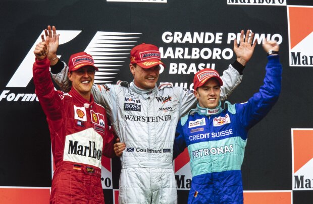 David Coulthard Michael Schumacher Nick Heidfeld Red Bull Red Bull F1 ~David Coulthard, Michael Schumacher und Nick Heidfeld ~ 