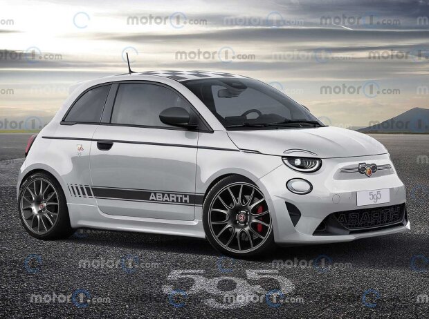 Abarth 595 Elektro, Rendern Abarth 595 Elektro, Rendern