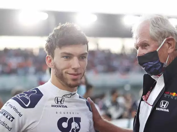 Titel-Bild zur News: Pierre Gasly, Helmut Marko
