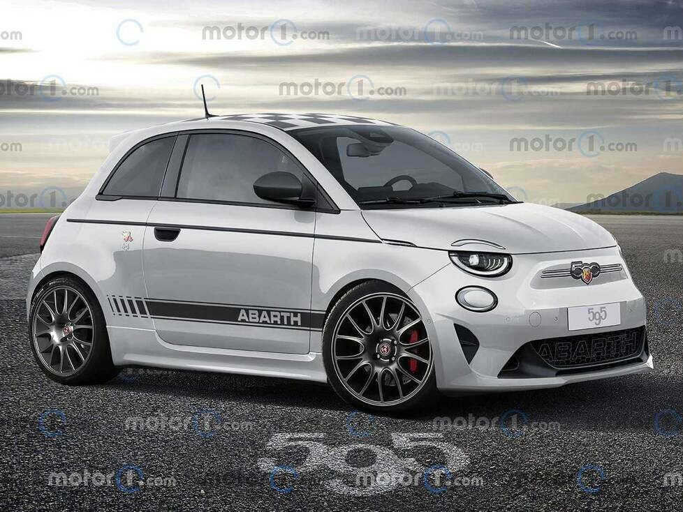Abarth 595 Elektro, Rendern
