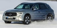 Mercedes GLC (2022) als Prototyp bei der Wintererprobung