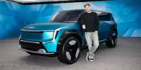 Bild zum Inhalt: Kia EV9 mit bis zu 540 km Reichweite feiert Europapremiere