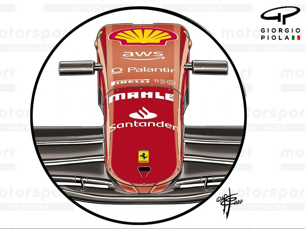 Ferrari F1-75, Nase