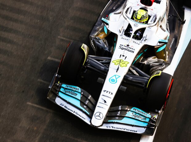 Titel-Bild zur News: Lewis Hamilton (Mercedes) im Training zum Formel-1-Rennen in Saudi-Arabien